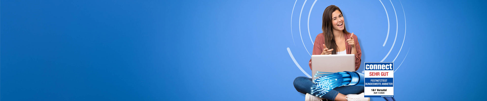 Glasfaser-Anschluss von 1&1 Versatel