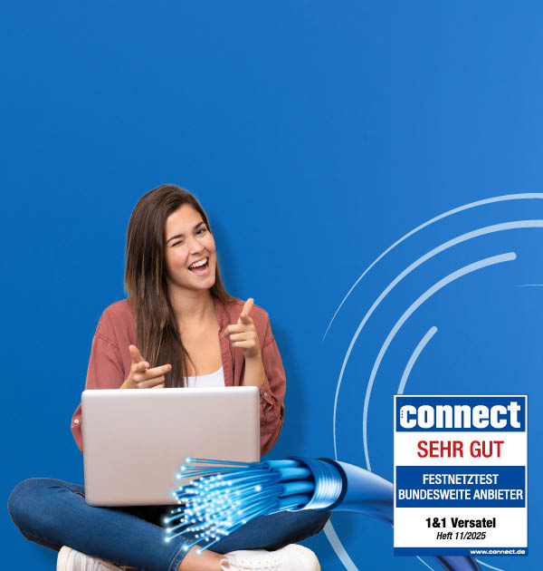 1&1 Glasfaser-Anschluss