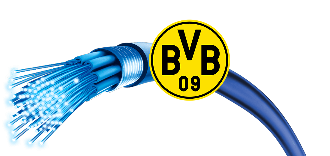 Glasfaser für Borussia Dortmund