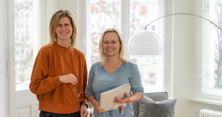 Foto Frau Brühl und Frau Paczoska