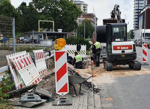 Glasfaser Baustelle