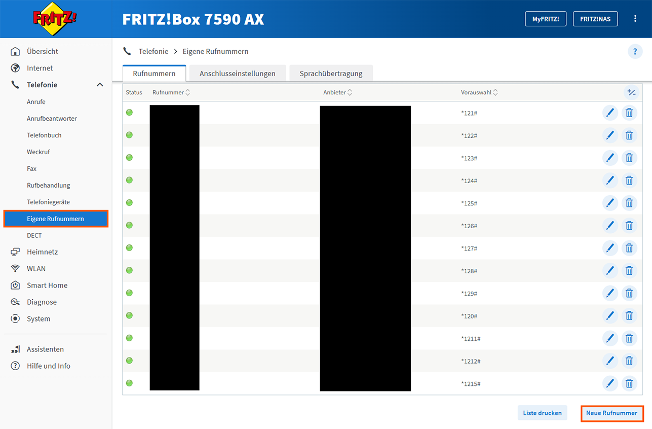 Anleitung FRITZ!Box 7590AX Teil 1
