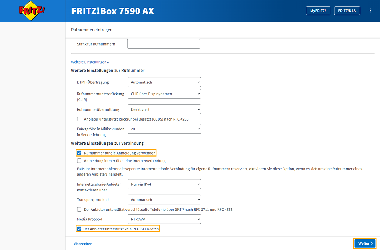 Anleitung FRITZ!Box 7590AX Teil 1