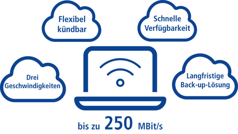 1&1 Schnell Start Infografik